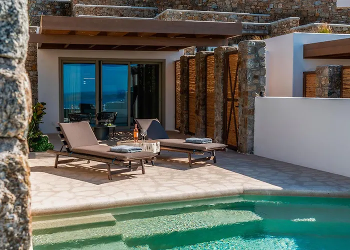 Mykonos Rocks & מלון *